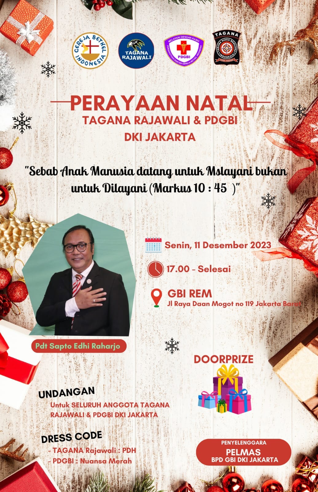 Natal Tagana Rajawai dan PDGBI