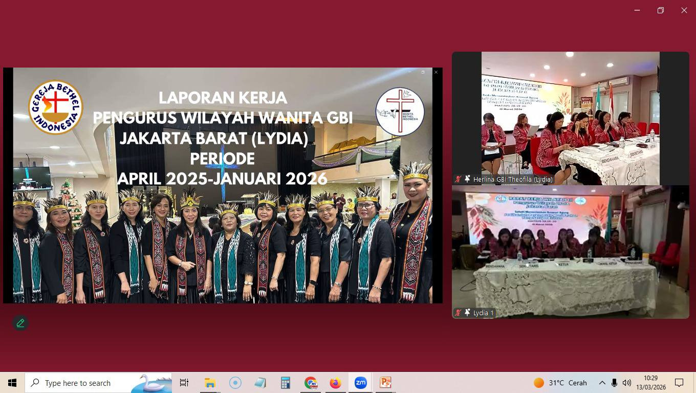 Rakerda Lydia Jakarta Barat