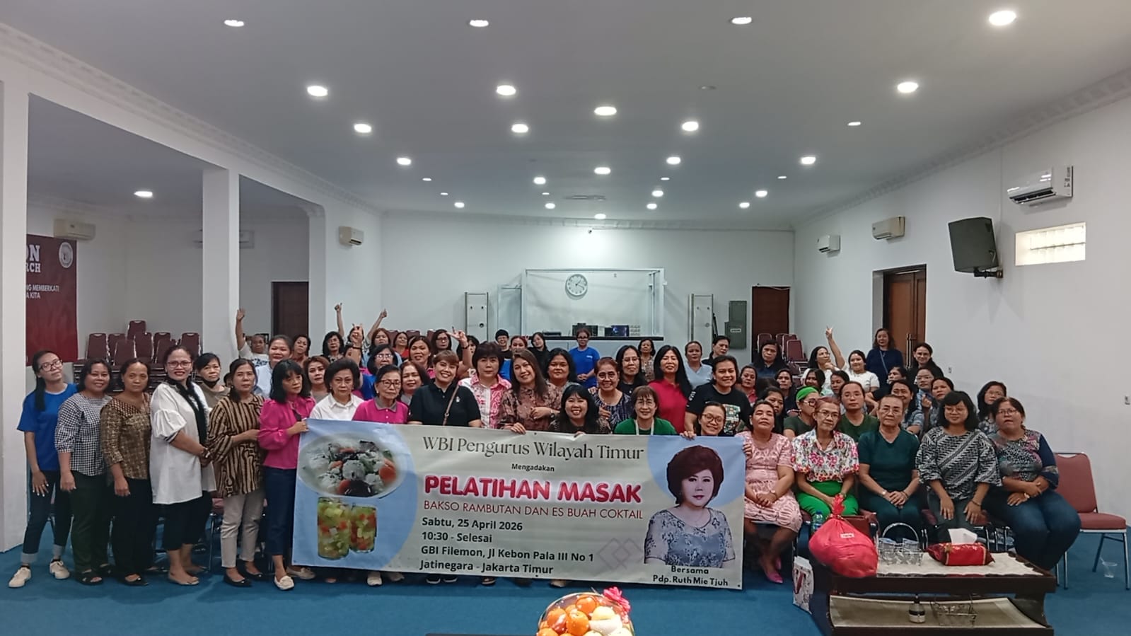 Pelatihan Masak WBI Korwil Ester Jakarta Timur Berlangsung Meriah