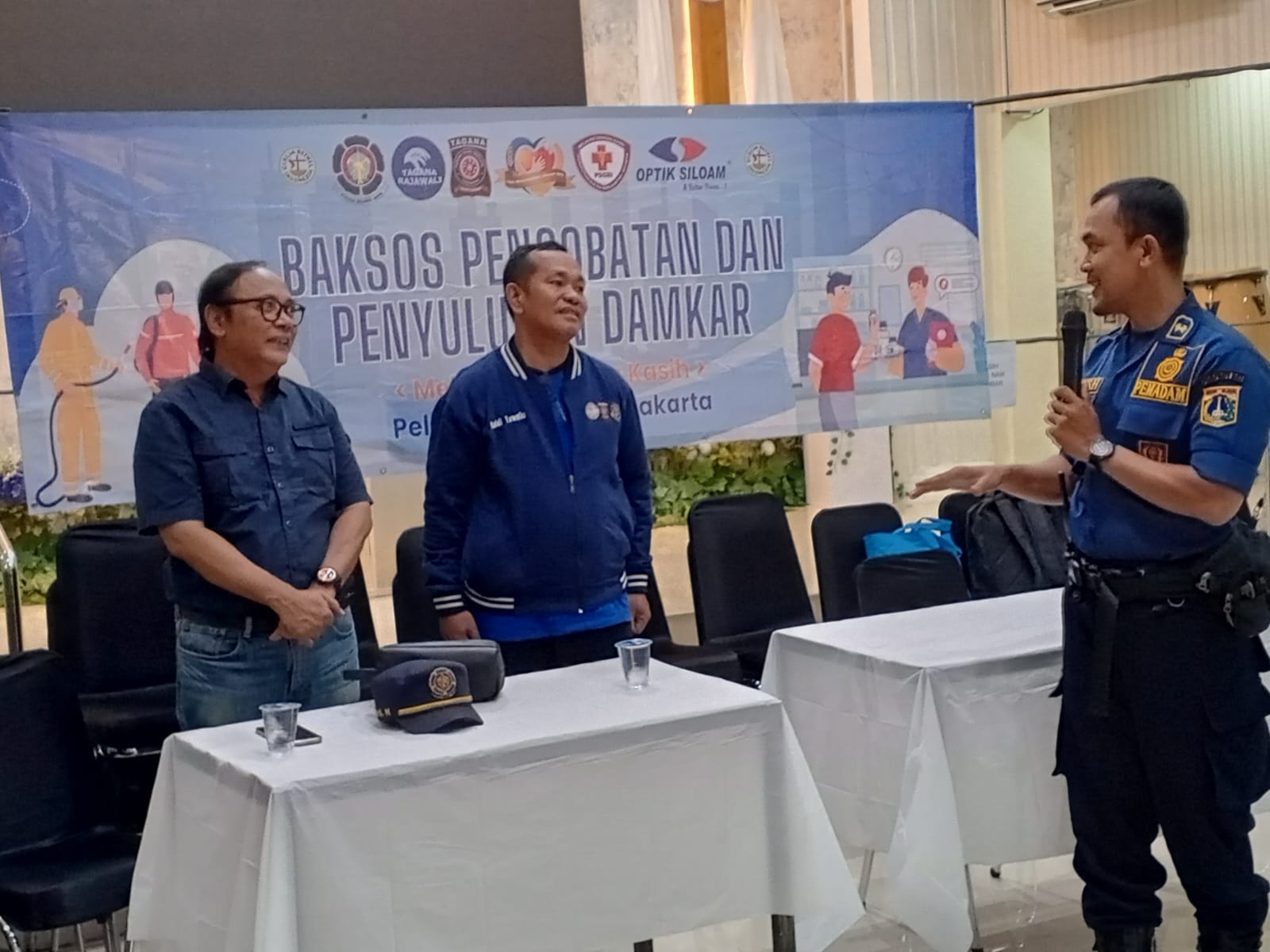 Baksos Pengobatan dan Penyuluhan Damkar Pelmas BPD DKI Jakarta